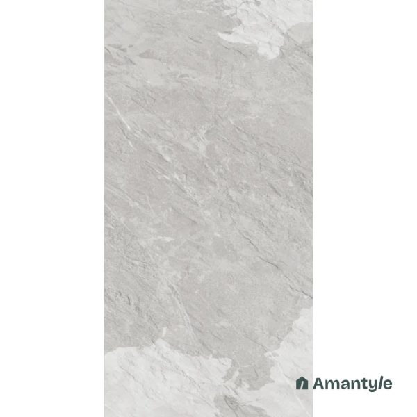 Grey Vitrified Marble Matt & Carving Wall & Floor Tile Code 100483 (600x1200 mm, Matt Special) - Image 4