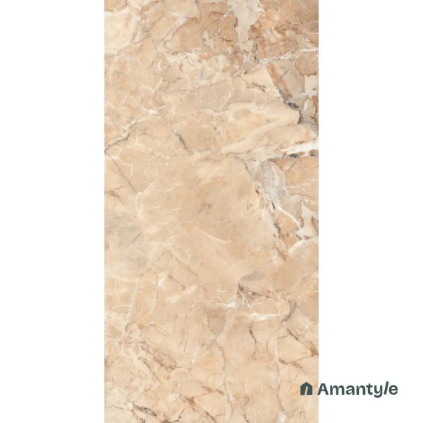 Beige Vitrified Marble Design Wall & Floor Tile Code 100502 (600x1200 mm, Polished) - Image 5