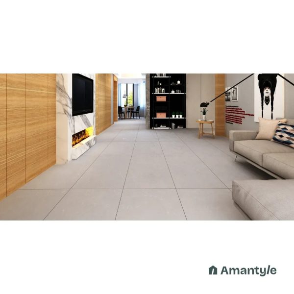 Beige Vitrified Marble Matt & Carving Wall & Floor Tile Code 100523 (600x1200 mm, Dazzle Matt)