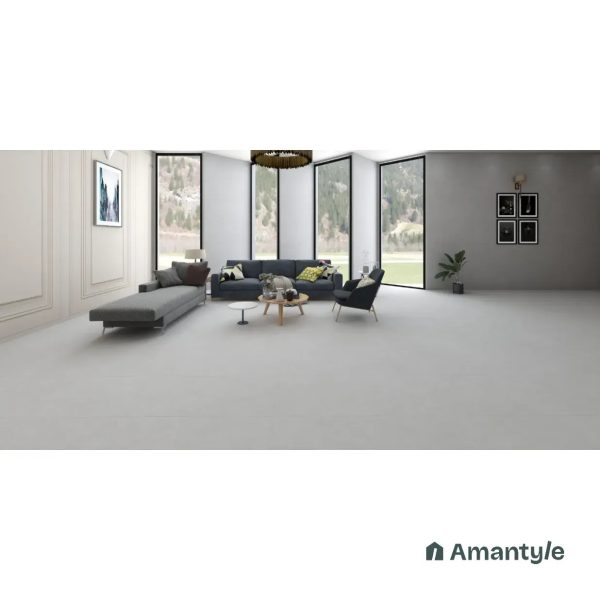 White Vitrified Marble Matt & Carving Wall & Floor Tile Code 100524 (600x1200 mm, Dazzle Matt)