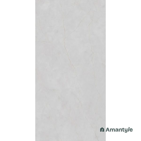 White Vitrified Marble Matt & Carving Wall & Floor Tile Code 100524 (600x1200 mm, Dazzle Matt) - Image 3