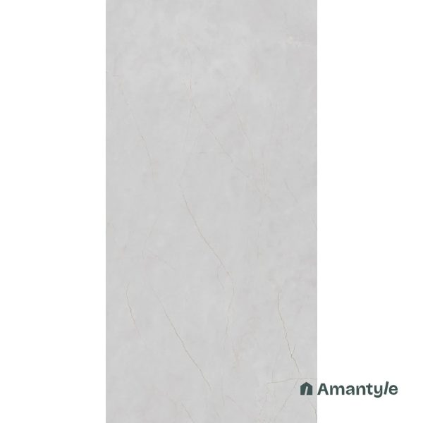 White Vitrified Marble Matt & Carving Wall & Floor Tile Code 100524 (600x1200 mm, Dazzle Matt) - Image 2
