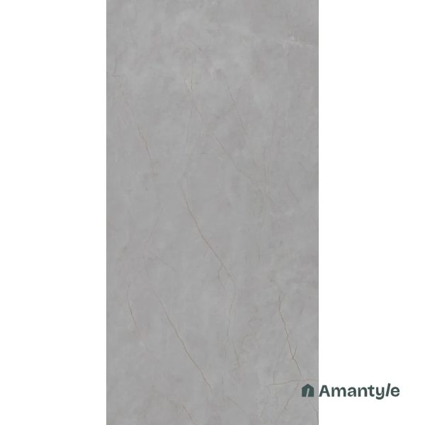 Grey Vitrified Marble Matt & Carving Wall & Floor Tile Code 100526 (600x1200 mm, Dazzle Matt) - Image 2