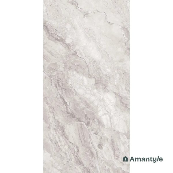 Grey Vitrified Marble Matt & Carving Wall & Floor Tile Code 100528 (600x1200 mm, Dazzle Matt) - Image 5