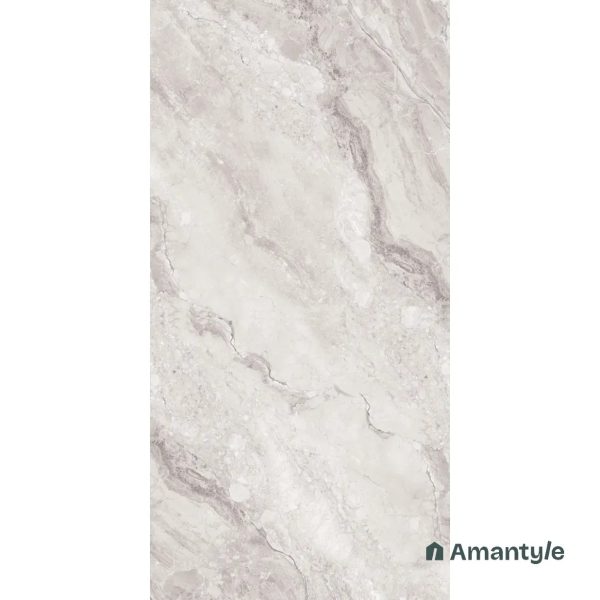 Grey Vitrified Marble Matt & Carving Wall & Floor Tile Code 100528 (600x1200 mm, Dazzle Matt) - Image 3