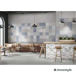 Grey Vitrified Concrete & Grey Wall & Floor Tile Code 100537 (600x1200 mm, Matt)