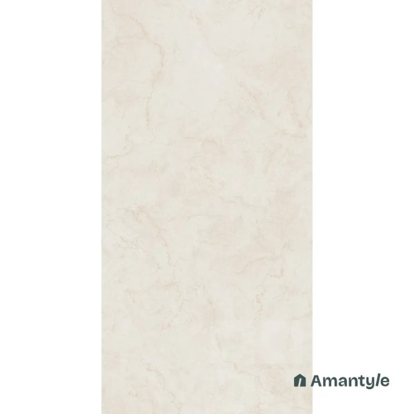 Ivory Vitrified Marble Design Slab Wall & Floor Tile Code 100559 (1200x2400 mm, Polished) - Image 2