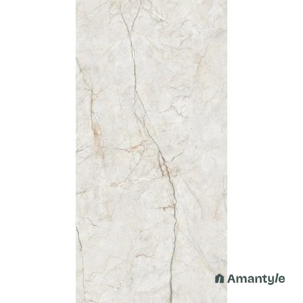 White Vitrified Marble Design Slab Wall & Floor Tile Code 100564 (1200x2400 mm, Polished) - Image 4