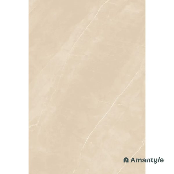 Ivory Vitrified Marble Design Slab Wall & Floor Tile Code 100612 (1200x1800 mm, Polished Book Match) - Image 3