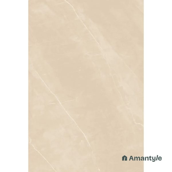 Ivory Vitrified Marble Design Slab Wall & Floor Tile Code 100612 (1200x1800 mm, Polished Book Match) - Image 2