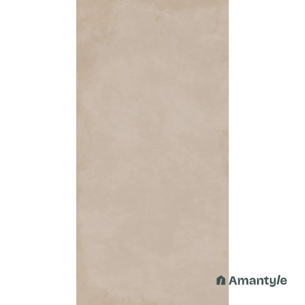Ivory Vitrified Rustic & Matt Wall & Floor Tile Code 100809 (600x1200 mm, Color Body)