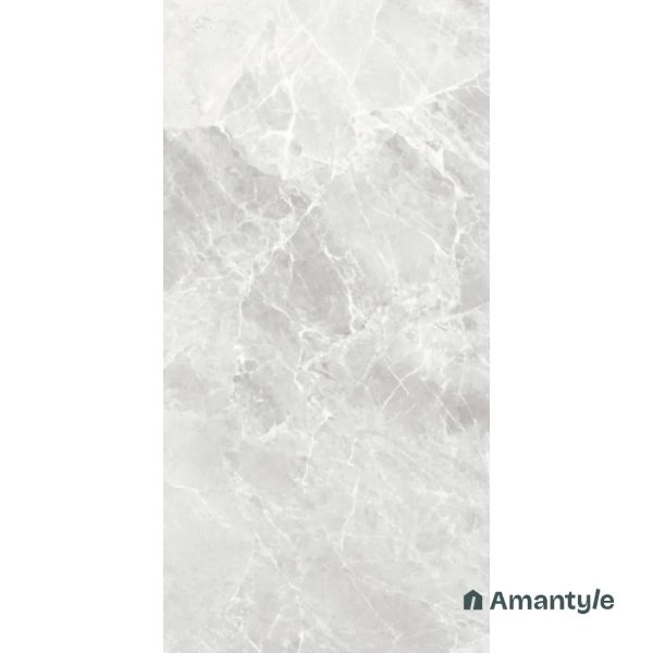 Grey Vitrified Marble Design Wall & Floor Tile Code 110073 (600x1200 mm, Polished)