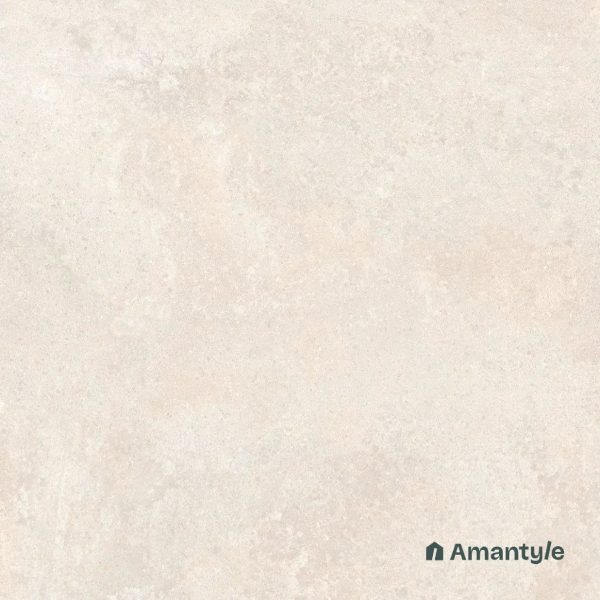 Cream Porcelain Rustic & Matt Wall & Floor Tile Code 120100 (600x600 mm, Matt)
