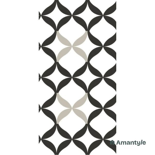 White Vitrified Moroccan  Wall & Floor Tile Code 140044 (600x600 mm, Matt)