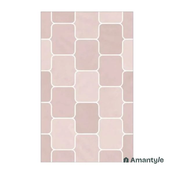 Pink Ceramic Subway Wall Tile Code 230032 (300x600 mm, Polished)