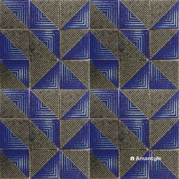 Multicolor 3rd Fire Moroccan Wall & Floor Tile Code 250066 (200x200 mm, Matt)