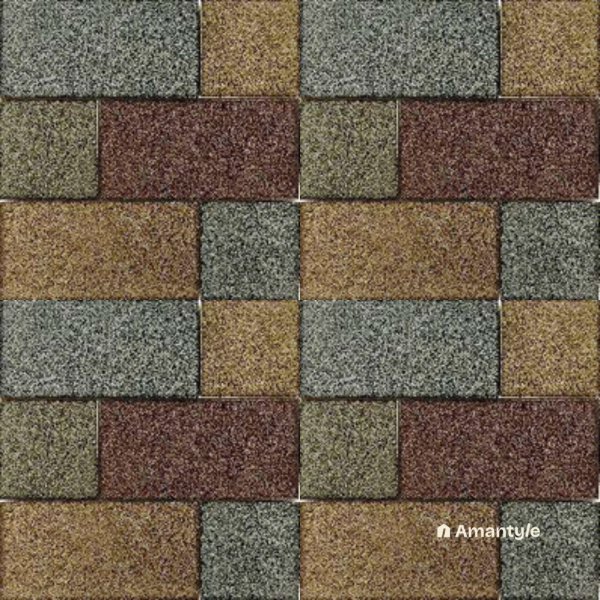 Multicolor 3rd Fire Moroccan Wall & Floor Tile Code 250067 (200x200 mm, Matt)