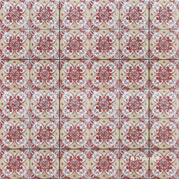 Multicolor 3rd Fire Moroccan Wall & Floor Tile Code 250071 (200x200 mm, Matt)