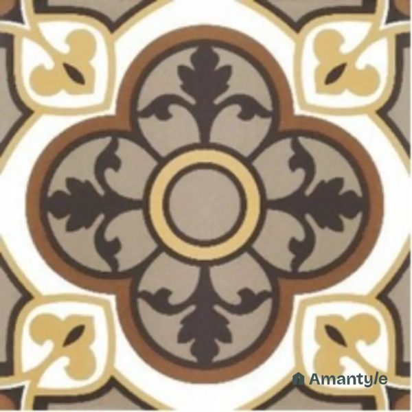 Multicolor 3rd Fire Moroccan Wall & Floor Tile Code 250117 (300x300 mm, Matt)