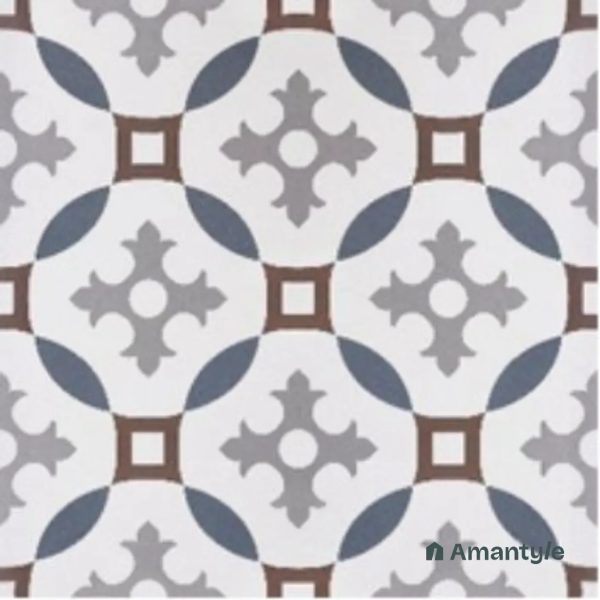 Pink 3rd Fire Moroccan Wall & Floor Tile Code 250137 (300x300 mm, Matt)