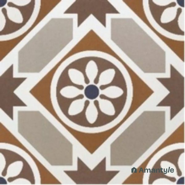 Multicolor 3rd Fire Moroccan Wall & Floor Tile Code 250140 (300x300 mm, Matt)