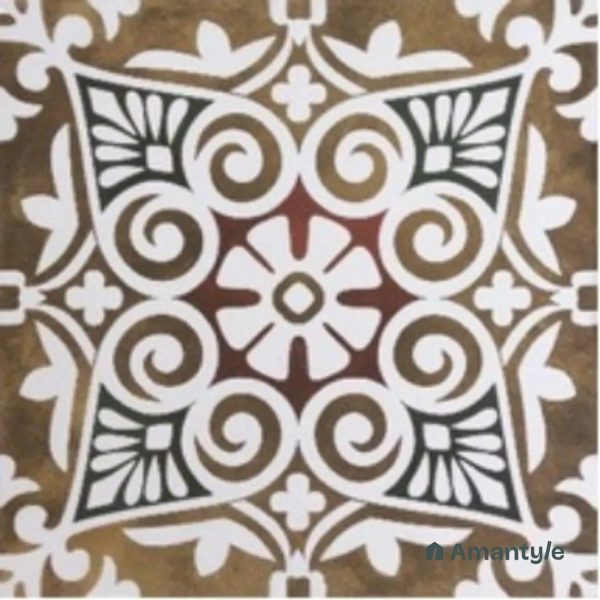 Multicolor 3rd Fire Moroccan Wall & Floor Tile Code 250141 (300x300 mm, Matt)