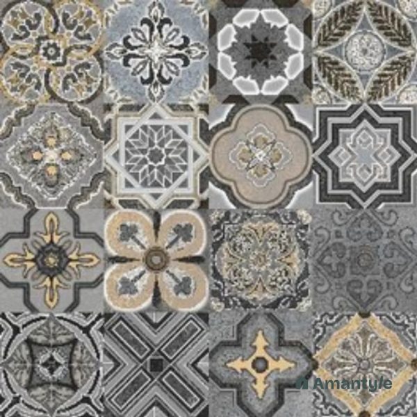 Multicolor 3rd Fire Moroccan Wall & Floor Tile Code 250272 (600x600 mm, Matt)