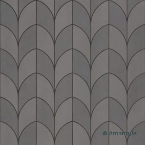 Black 3rd Fire Moroccan Wall & Floor Tile Code 250275 (600x600 mm, Matt)