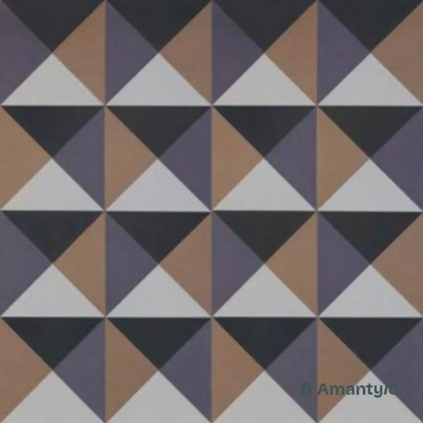 Multicolor 3rd Fire Moroccan Wall & Floor Tile Code 250292 (600x600 mm, Matt)