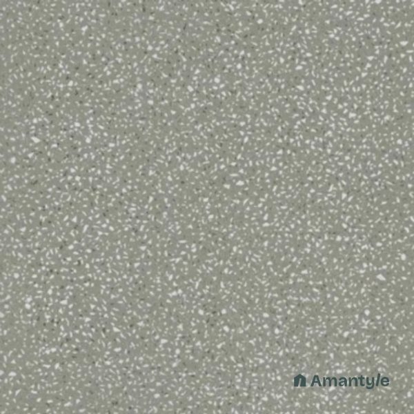 Grey  3rd Fire Terrazzo Wall & Floor Tile Code 250335 (600x600 mm, Matt)